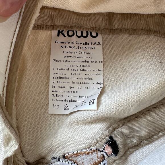 Kowu Ivory Colomian Embroidered Graphic Man Adjustable Cap - Picture 11 of 12